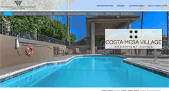 Desktop Screenshot of costamesavillageapts.com